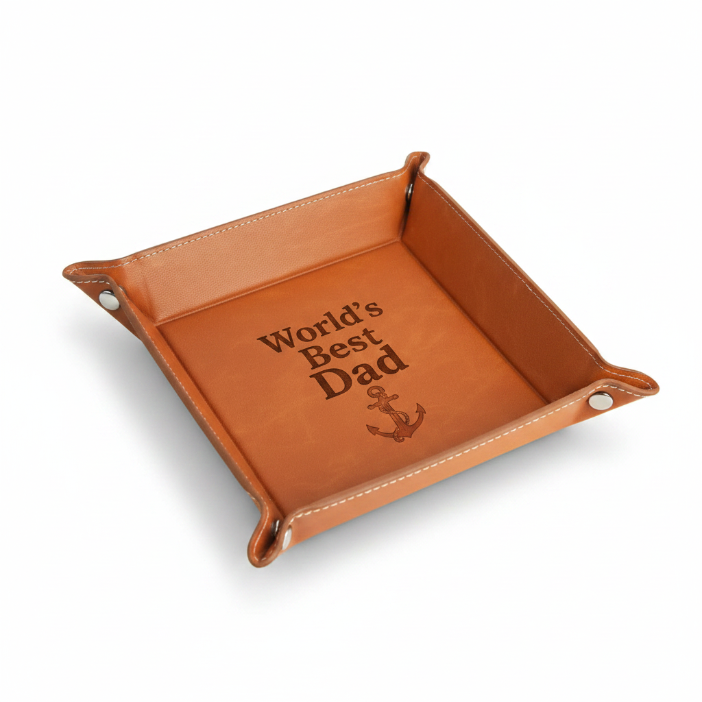 Father's Day Laser Engraved Valet Tray
