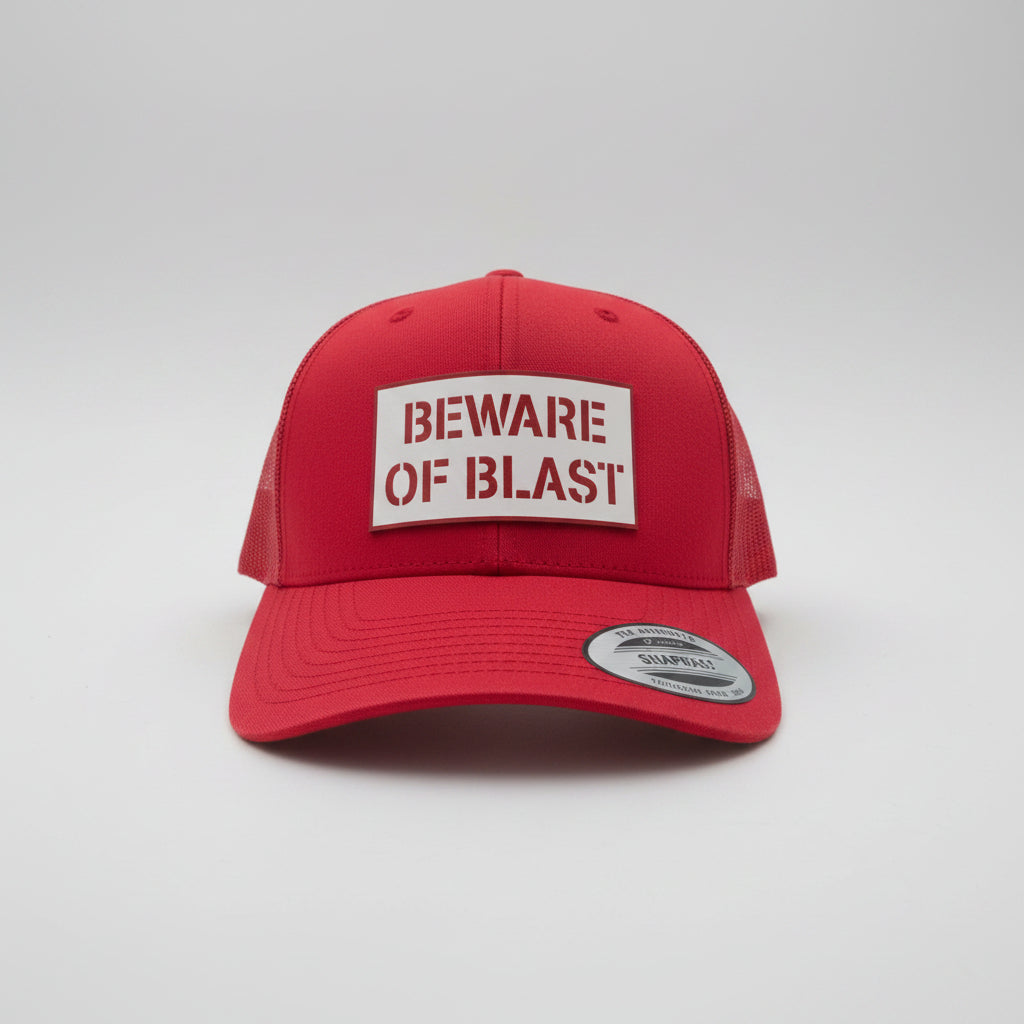 Custom Laser-Engraved Leather Patch Snapback Hat