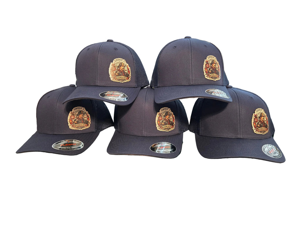 Custom Laser-Engraved Leather Patch Snapback Hat
